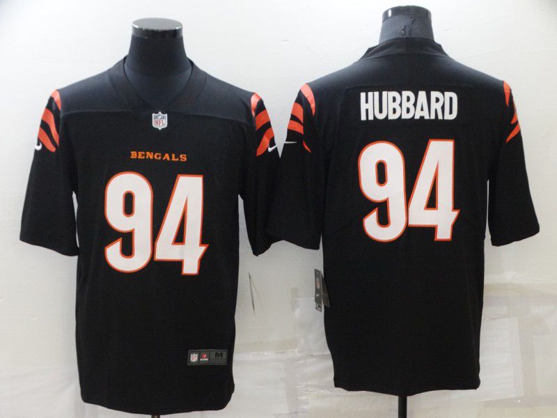 Cheap Men Cincinnati Bengals 94 Sam Hubbard Black 2022 Nike Vapor Limited NFL Jersey